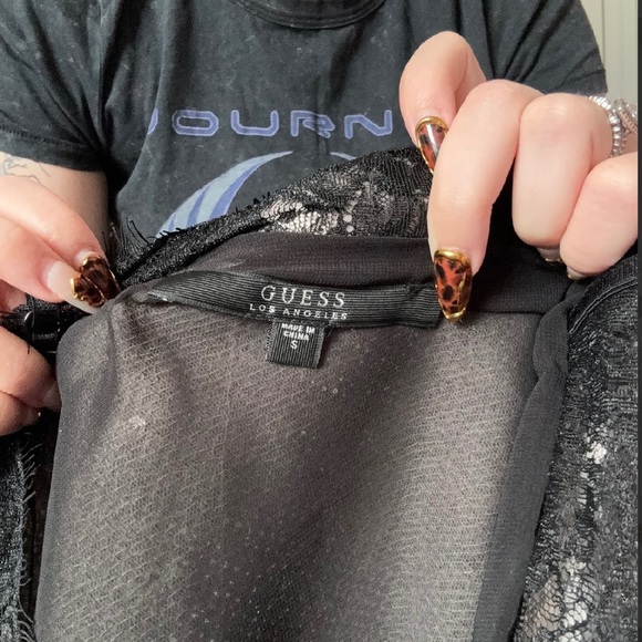 GUESS SPARKLY SEQUINS PARTY TANK Y2K SMALL - Picture 3 of 4